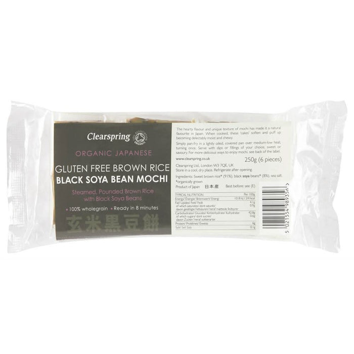 Clearspring Organic GF Black Soya Bean Mochi 250g