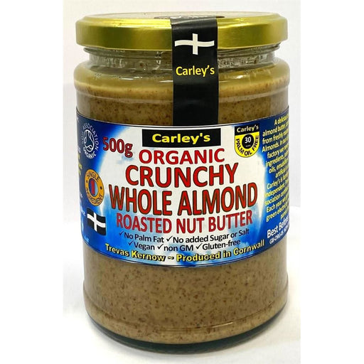Carley's Organic Roasted Crunchy Almond Butter 500g