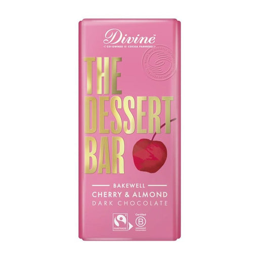 Divine Chocolate 60% Dark Chocolate Bakewell Bar 180g