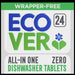 Ecover Zero All in One Dishwasher tabs Zero Fragrance and Colour 24's