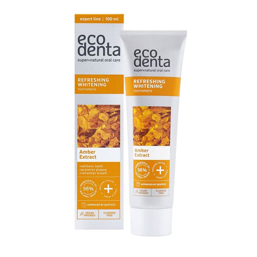 Ecodenta Toothpaste Rerfreshing Whitening with Amber Extract 100ml