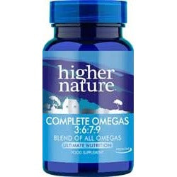 Higher Nature Premium Natural Complete Omegas 90 Capsules