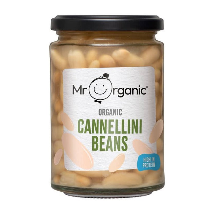 Mr Organic Cannellini Beans (in glass jar) 350g