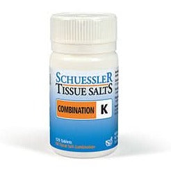 Schuessler Combination K Tissues Salts 125 Tablets