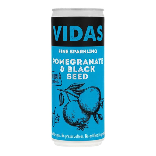 Vidas Pomegranate & Black Seed Fine Sparkling Drink 250ml