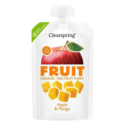 Clearspring FRUIT Puree - Apple & Mango 100g