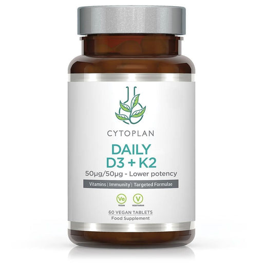 Cytoplan Daily D3 + K2 50ug/50ug 60 Tablets