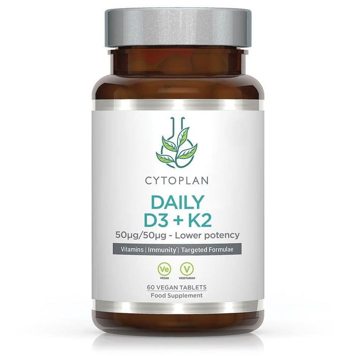Cytoplan Daily D3 + K2 50ug/50ug 60 Tablets