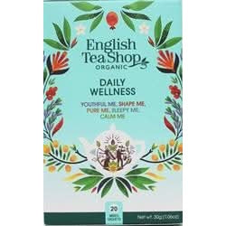 English Tea Shop Daily Wellness Tae 20 Bags