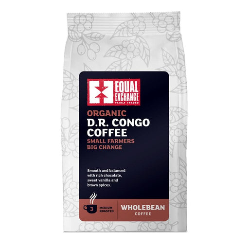 Equal Exchange Organic Dark Roast Congo Coffee Beans 200g