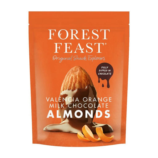 Forest Feast Orange Milk Chocolate Almonds 120g