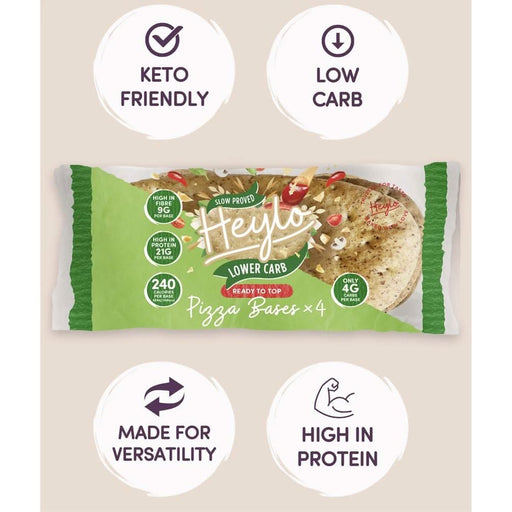 Heylo Low Carb Pizza bases 4 x 70g