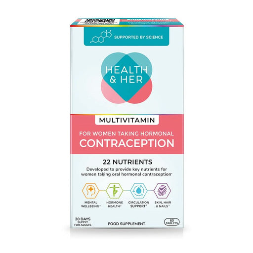 Health & Her Contraceptive Supplement 60 capsules
