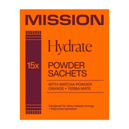 Mission Hydrate Matcha Powder 15 Sachets