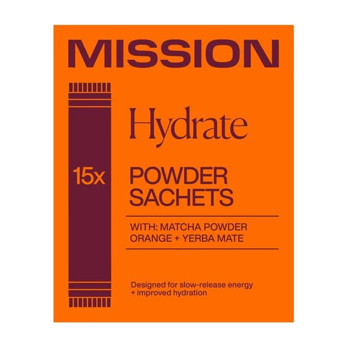Mission Hydrate Matcha Powder 15 Sachets