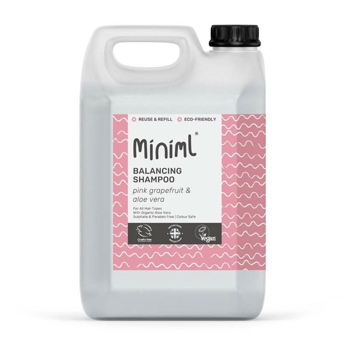 Miniml Balancing Pink Grapefruit & Aloe Vera Shampoo 5L