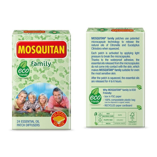 Mosquitan Squeeze & Stick Patches Family 24 pack