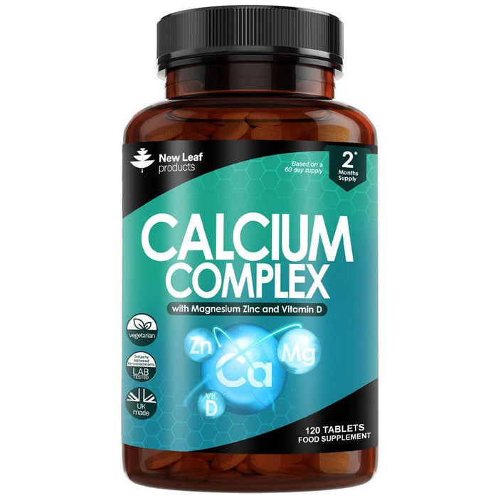 New Leaf Calcium, Magnesium, Zinc and Vit D 120 Tablets