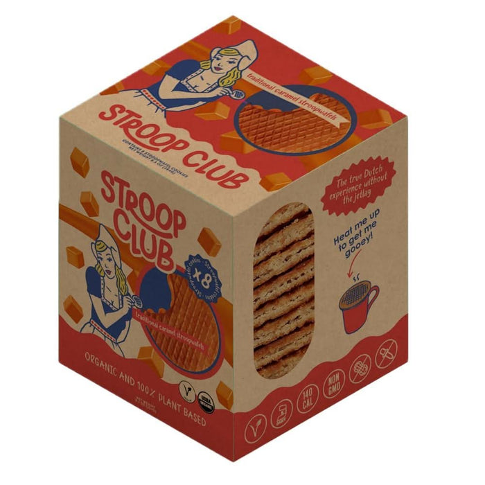Stroop Club Plant Based Stroopwafel 8 Pack 264g