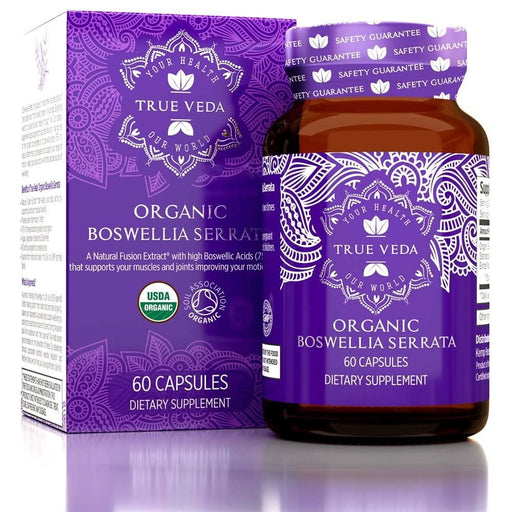 True Veda Organic Boswellia 60 capsules