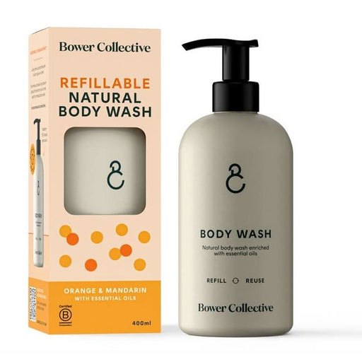 Bower Collective Starter Kit - Body Wash - Orange & Mandarin 400ml
