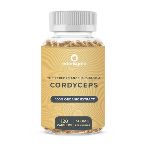 Edens Gate Cordyceps Mushroom Premium Extract 500mg 120 Capsules