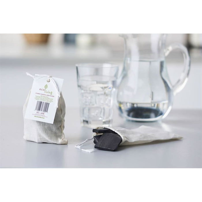Ecoliving Bamboo Charcoal Water Filters 4 Pack