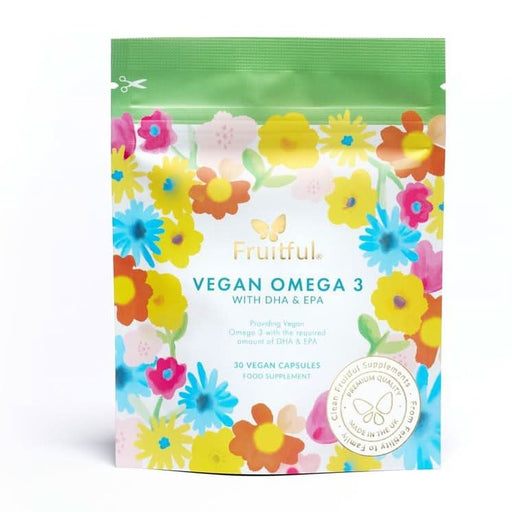 Fruitful Vegan Omega 3 DHA + EPA 30 Capsules