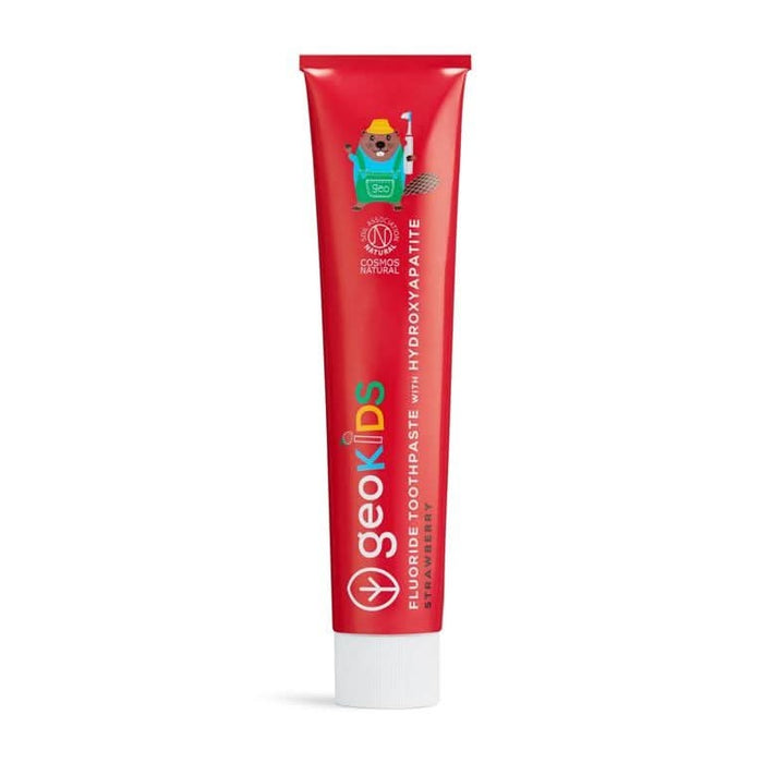 Georganics Kids Flouride Toothpaste with Hydroxyapatite Strawberry 75ml