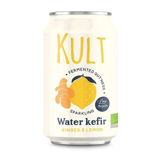 KULT Kefir Water Kefir Ginger Lemon 330ml