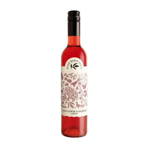 Bush Barn Farm Cordial Elderflower & Rhubarb 500ml