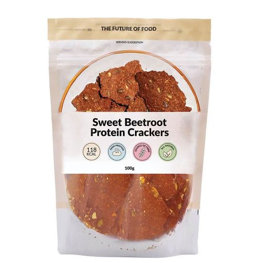 Foodhak Crackers Sweet Beetroot Protein 100g