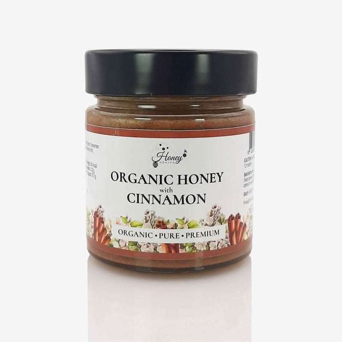 Honey Heaven Organic Honey with Cinnamon 300g