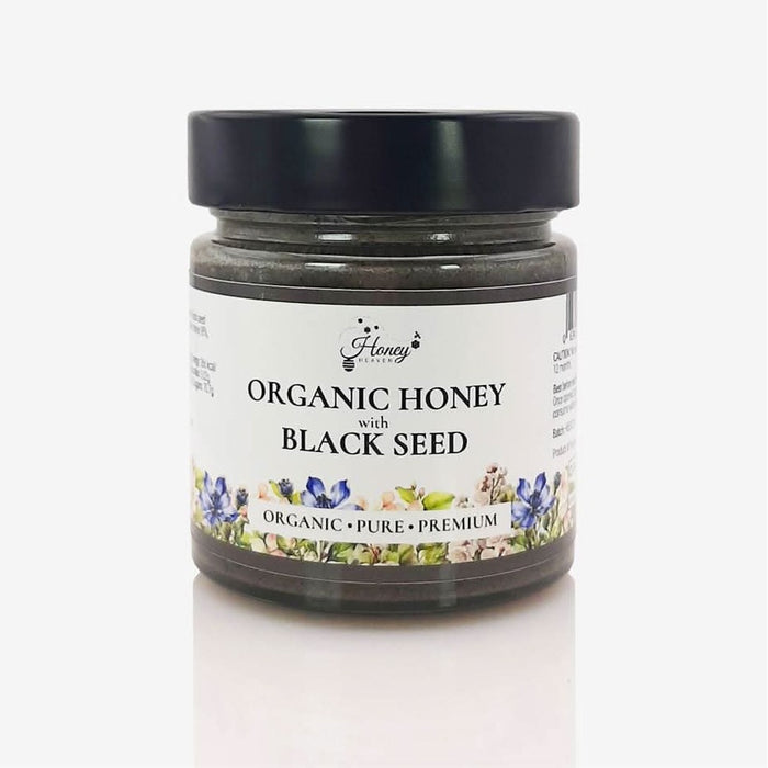 Honey Heaven Organic Honey with Black Seed 300g