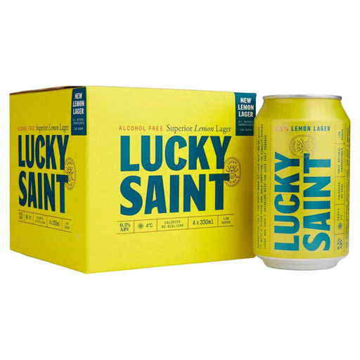 Lucky Saint Lemon Lager 4 x 330ml