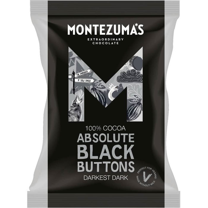 Montezumas Absolute Black Buttons 120g