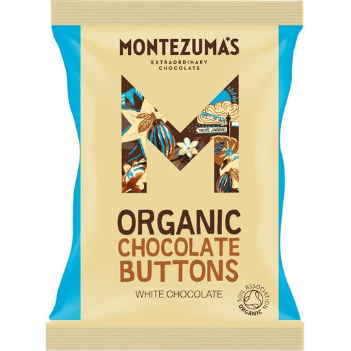 Montezumas Organic White Chocolate Button 120g