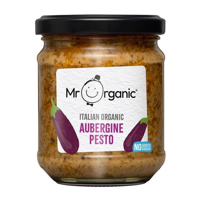Mr Organic Aubergine Pesto 190g