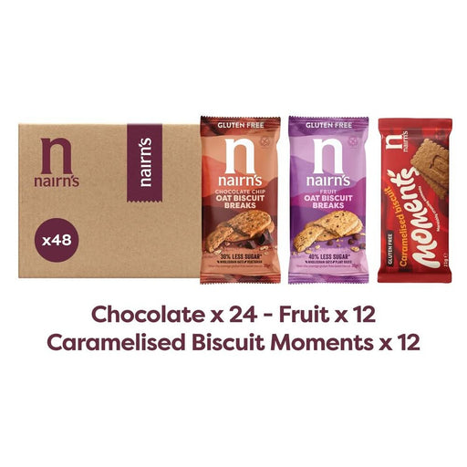 Nairn's Gluten Free Biscuit Break & Moments Mixed Case 1335g