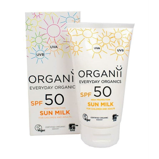 Organii SPF50 Sun Milk 125ml