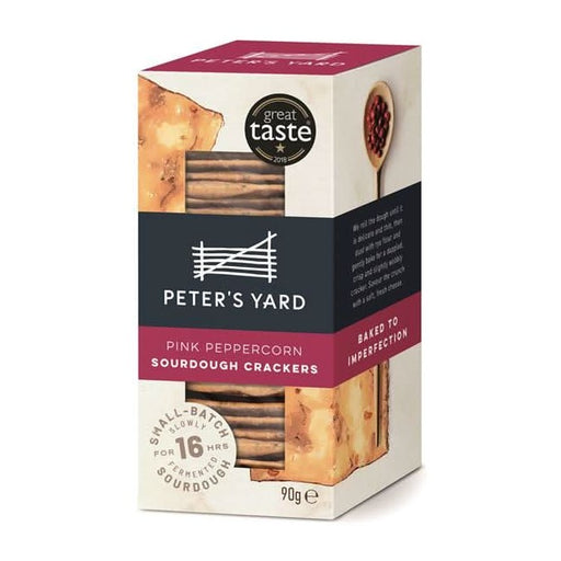 Peters Yard Pink Peppercorn Crackers 90g
