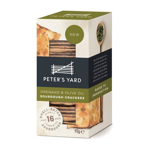 Peters Yard Oregano & Olive Oil Crackers 90g