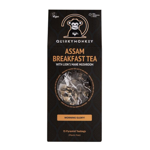 Quirky Monkey Breakfast Tea with Lion's Mane 15 Tea Bags