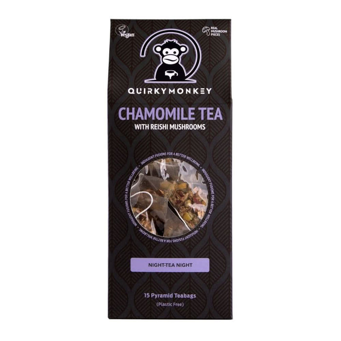 Quirky Monkey Chamomile Tea with Reishi 15 Tea Bags