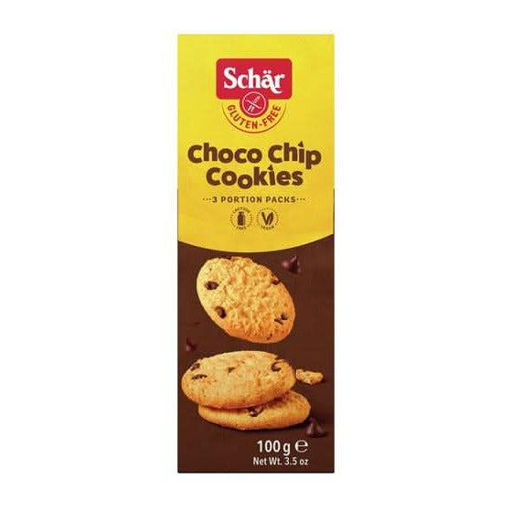 Schar Choco Chip Cookies 100g