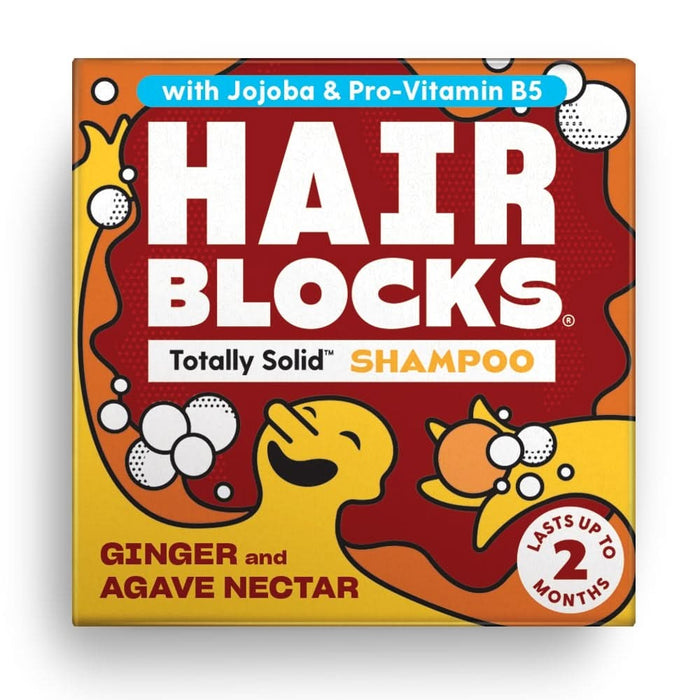 Shower Blocks Solid Shamp Ginger & Agave 85g