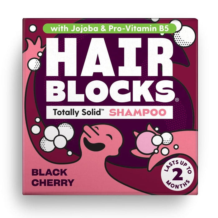 Shower Blocks Solid Shampoo Black Cherry 85g