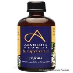 Absolute Aromas Organic Jojoba Oil 100ml - Certified Cold-Pressed