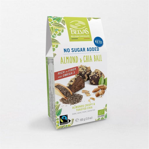 Belvas Almonds Chia Balls NSA 100g