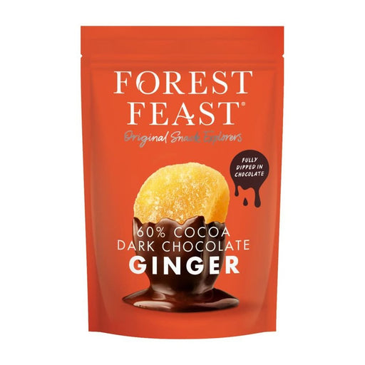 Forest Feast Dark Chocolate Ginger 130g